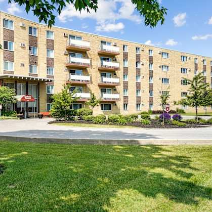 Apartment building with balconies (Onsite Moving Services) by Affordable Moving Solutions of Ohio